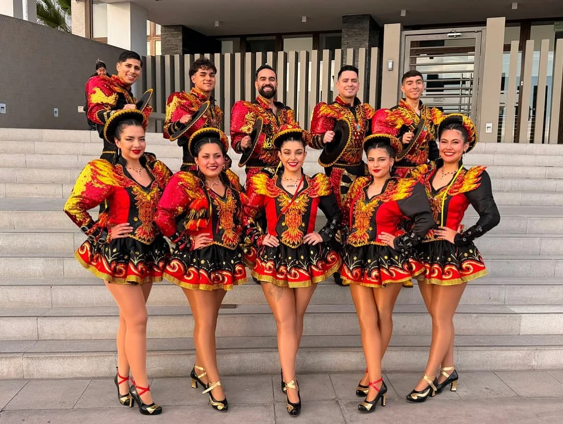 Muestra de danzas del norte en Isla de Pascua, 2023